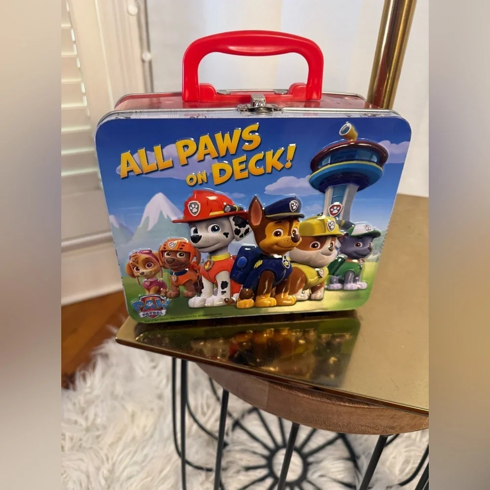 Paw Patrol “All Paws On Deck” Metal Lunchbox Tin Case